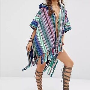 ASOS Woven poncho